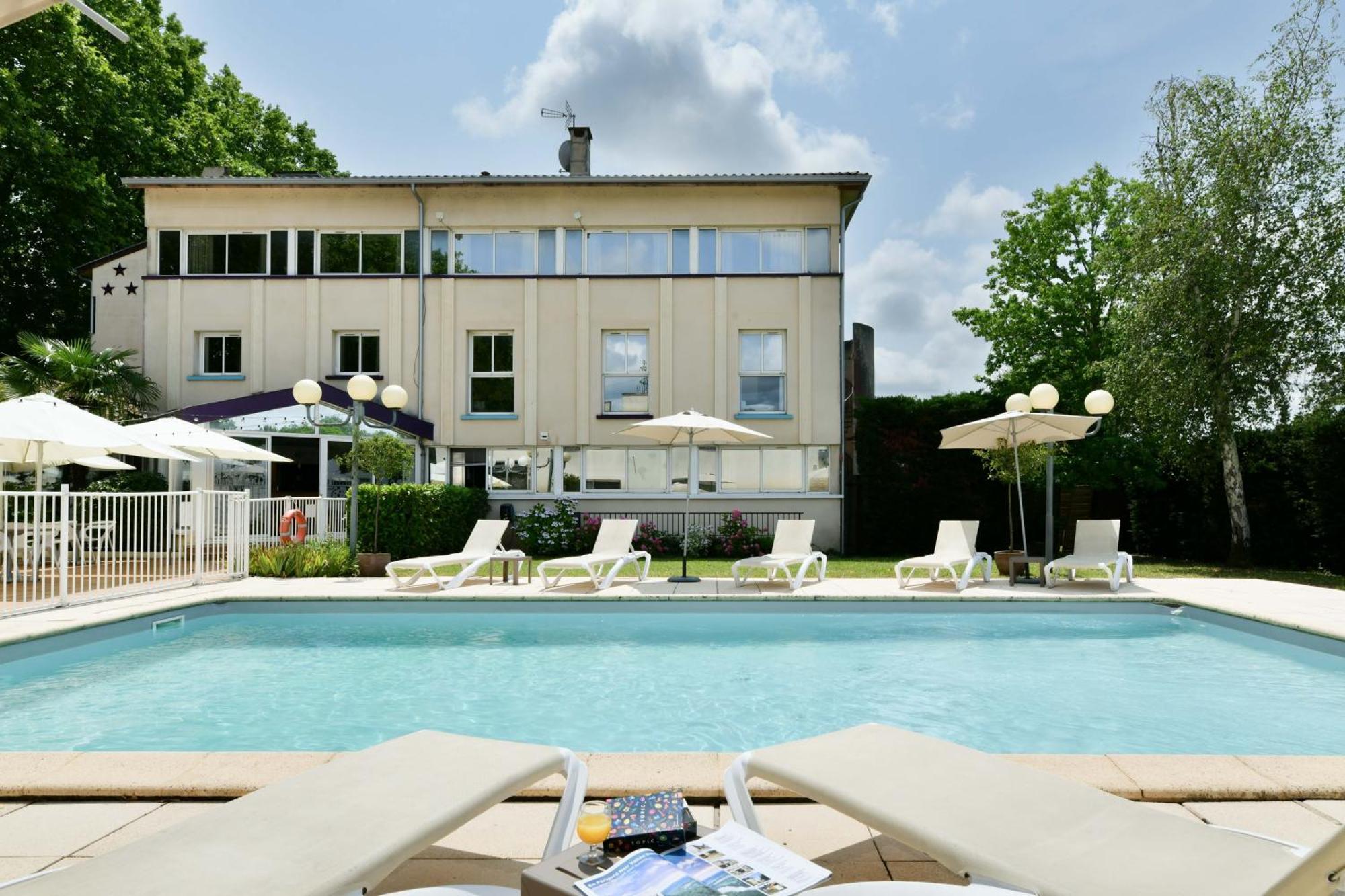 Logis Hotel & Restaurant Ludik Bergerac Exterior foto